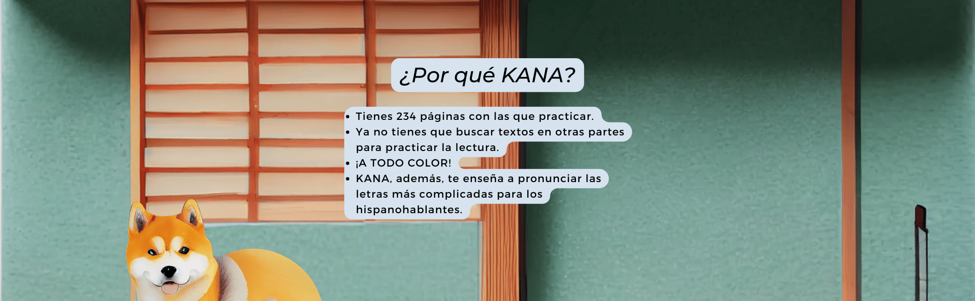 Tienes 234 páginas con las que practicar. Ya no tienes que buscar textos en otras partes para practicar la lectura. ¡A TODO COLOR! KANA, además, te enseña a pronunciar las letras más complicadas para los hispanohablantes.