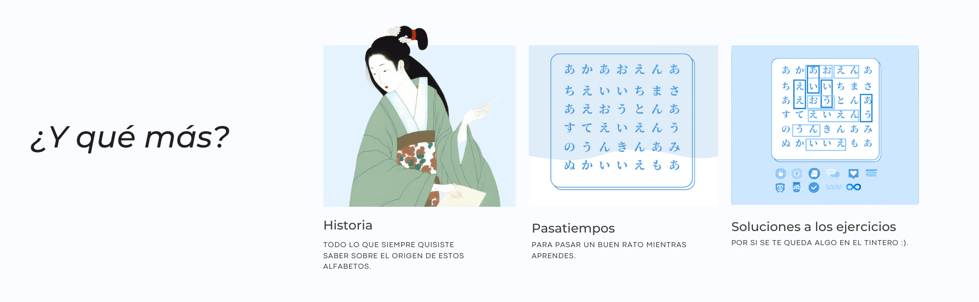 Historia, Juegos y Soluciones